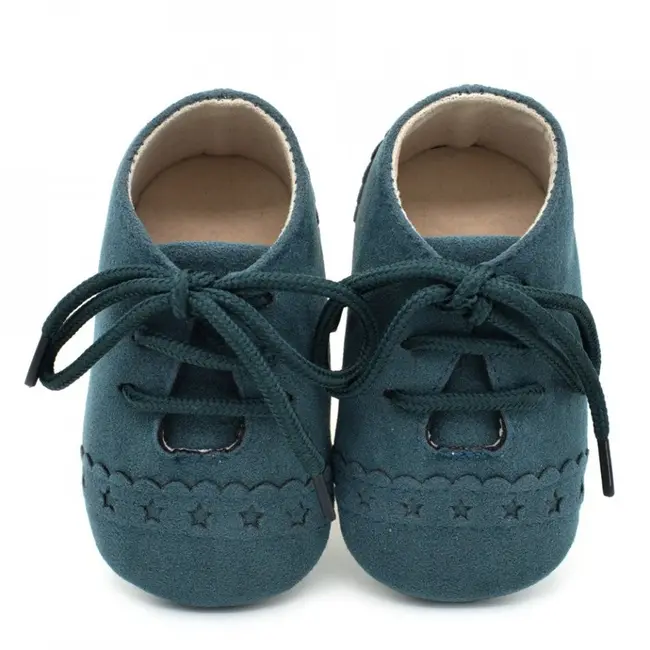 Pantofiori eleganti bebelusi (Marime: 6-12 Luni, Culoare: Gri inchis) JEMf55aba22