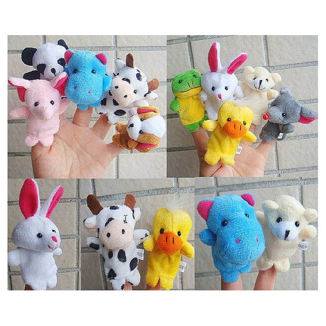 Set de 10 marionete pentru degete - animale JEMmarionet1