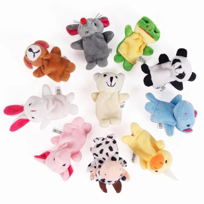 Set de 10 marionete pentru degete - animale JEMmarionet1