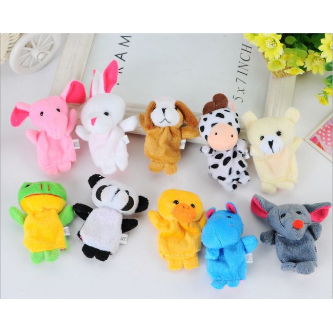 Set de 10 marionete pentru degete - animale JEMmarionet1