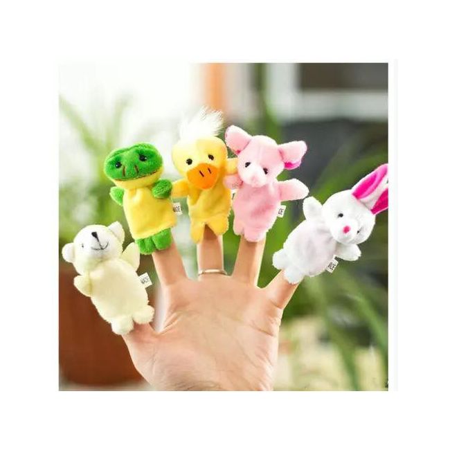 Set de 10 marionete pentru degete - animale JEMmarionet1