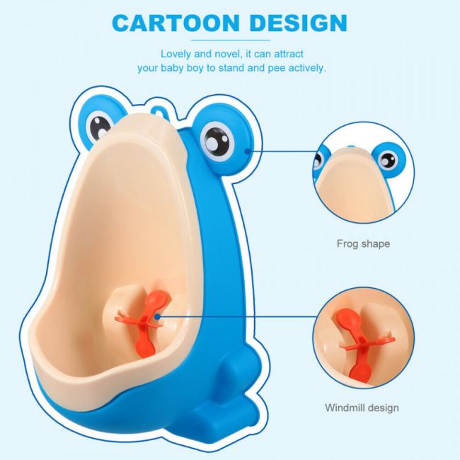 Pisoar Broscuta pentru Baietei 2 (Culoare: Verde deschis) JEMdrl_frog23