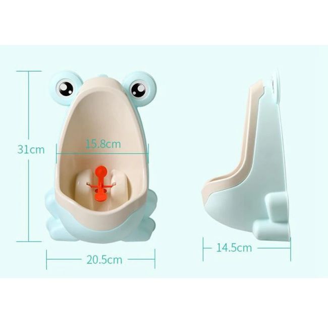 Pisoar Broscuta pentru Baietei 2 (Culoare: Verde deschis) JEMdrl_frog23