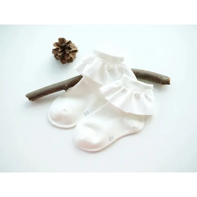 Sosete cu volan (Culoare: Maro, Varsta: 2-4 ani) JEMdrl-sos1-1