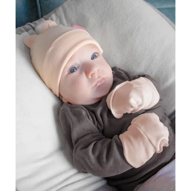 Caciulita nou nascut BabyJem Newborn (Culoare: Gri) JEMbj_5851