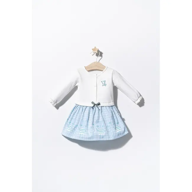 Rochita pentru fetite Cats, Tongs baby (Culoare: Albastru, Marime: 18-24 Luni) JEMtgs_2917_2