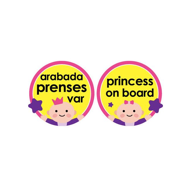 Semn luneta Baby/Prince/Princess on board cu ventuza (Culoare: Bleu) JEMbj_0943