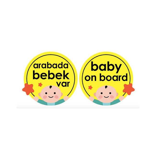 Semn luneta Baby/Prince/Princess on board cu ventuza (Culoare: Roz) JEMbj_0941