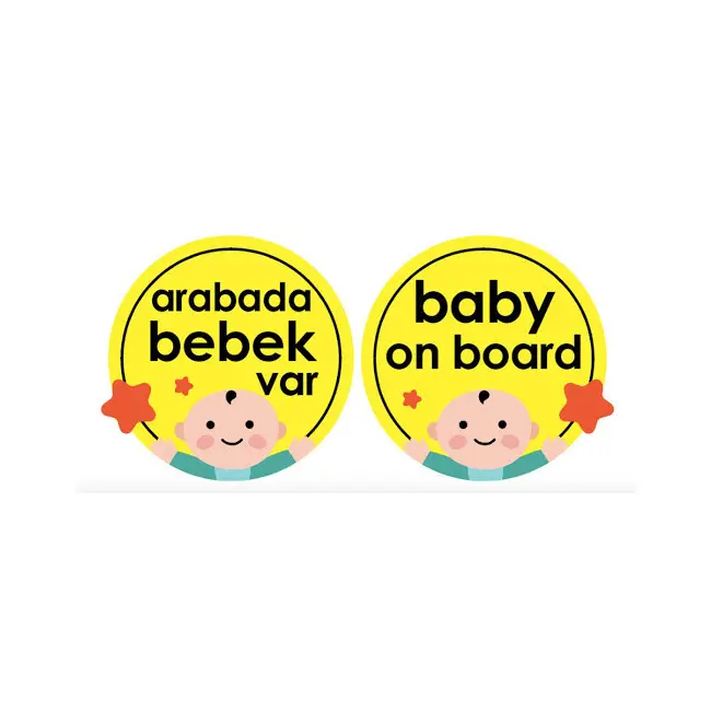 Semn luneta Baby/Prince/Princess on board cu ventuza (Culoare: Roz) JEMbj_0941