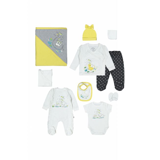 Set de 10 piese pentru nou nascut Lebada, Tongs baby JEMtgs_3306
