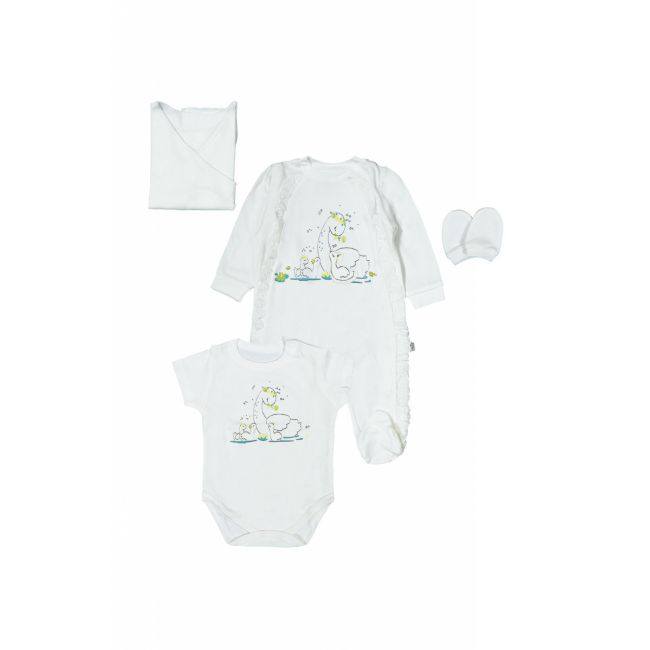 Set de 10 piese pentru nou nascut Lebada, Tongs baby JEMtgs_3306
