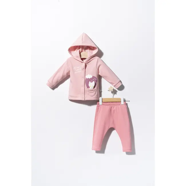 Set de trening Cats pentru bebelusi, Tongs baby (Marime: 12-18 Luni, Culoare: Turcoaz) JEMtgs_2914_5