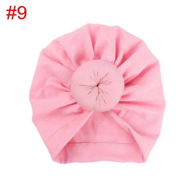 Turban bebelusi din bumbac (Culoare: Alb) JEMdrl1060