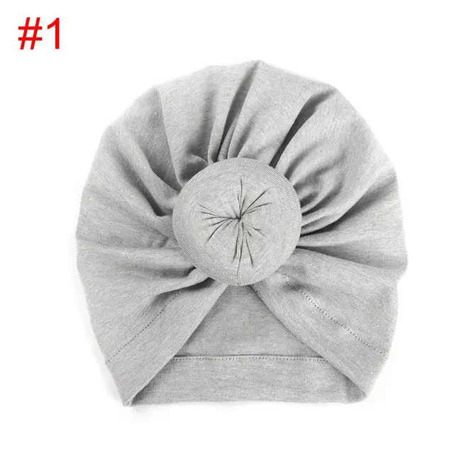Turban bebelusi din bumbac (Culoare: Albastru) JEMdrl1054