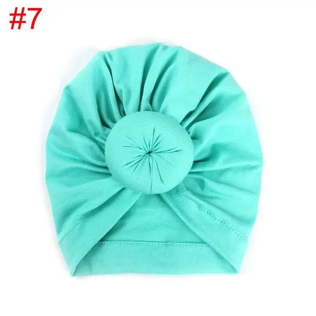 Turban bebelusi din bumbac (Culoare: Albastru) JEMdrl1054