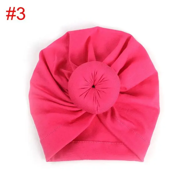 Turban bebelusi din bumbac (Culoare: Mov) JEMdrl1058