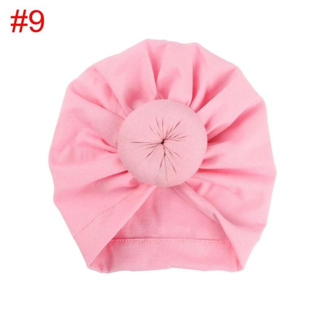 Turban bebelusi din bumbac (Culoare: Rosu) JEMdrl1059