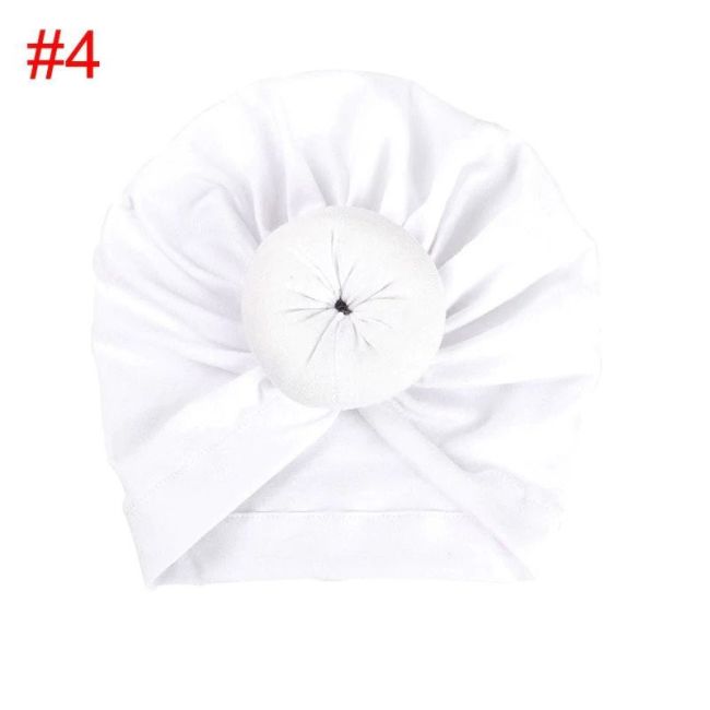 Turban bebelusi din bumbac (Culoare: Roz aprins) JEMdrl1062