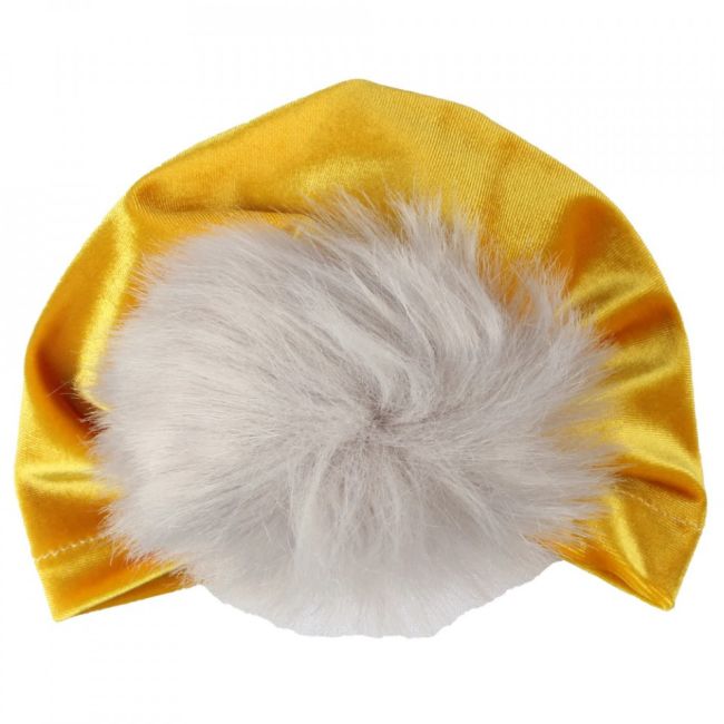 Turban bebelusi din catifea (Culoare: Negru) JEMdrl1065