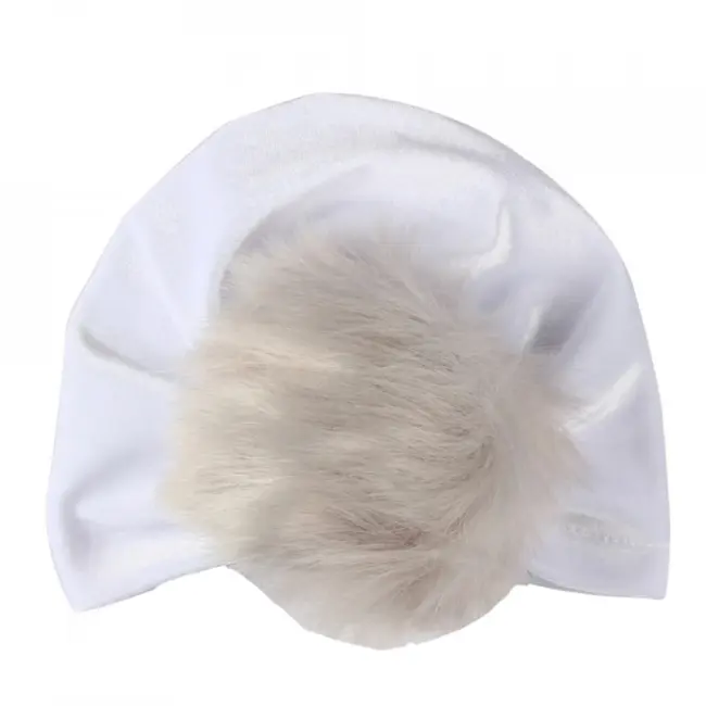 Turban bebelusi din catifea (Culoare: Roz aprins) JEMdrl1072