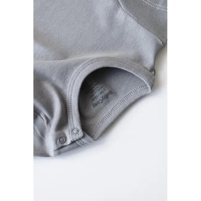 Body din bumbac organic Gri (Marime: 18-24 Luni) JEMBC-CSY5784-9