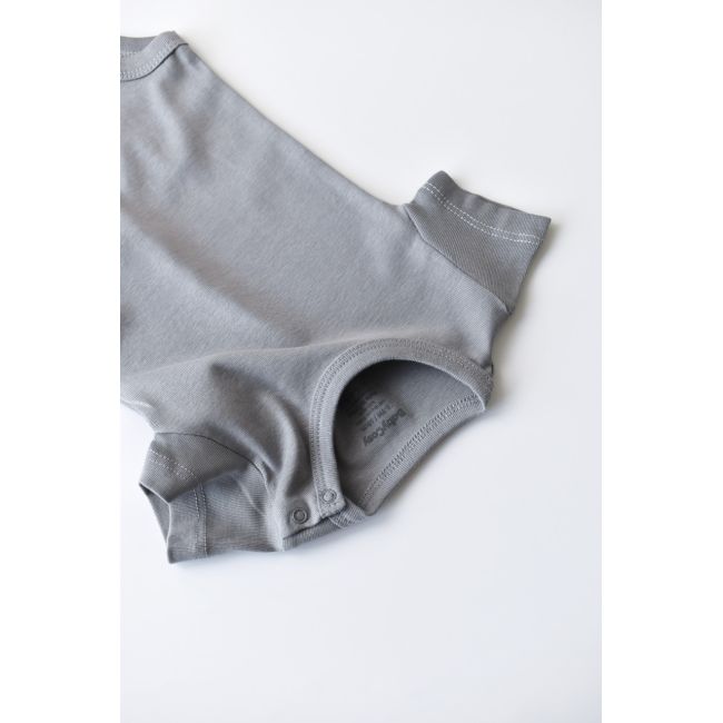 Body din bumbac organic Gri (Marime: 18-24 Luni) JEMBC-CSY5784-9