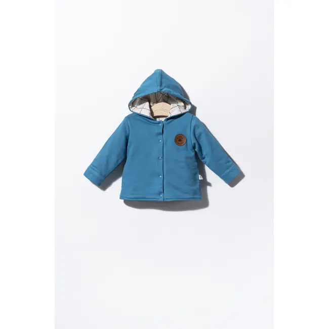 Jacheta cu urechiuse pentru copii Dogs, Tongs baby (Culoare: Albastru, Marime: 6-9 luni) JEMtgs_2908_3