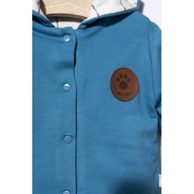 Jacheta cu urechiuse pentru copii Dogs, Tongs baby (Marime: 12-18 Luni, Culoare: Mustar) JEMtgs_2908_5