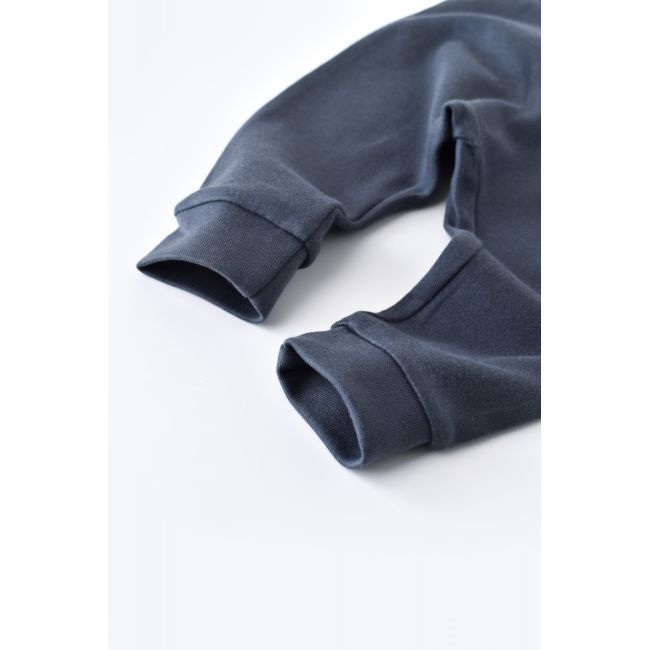 Pantaloni Bebe Unisex din bumbac organic Bleumarin (Marime: 9-12 luni) JEMBC-CSY5622-18