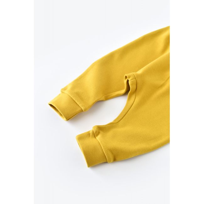 Pantaloni Bebe Unisex din bumbac organic Galben (Marime: 3-6 Luni) JEMBC-CSY5618-3
