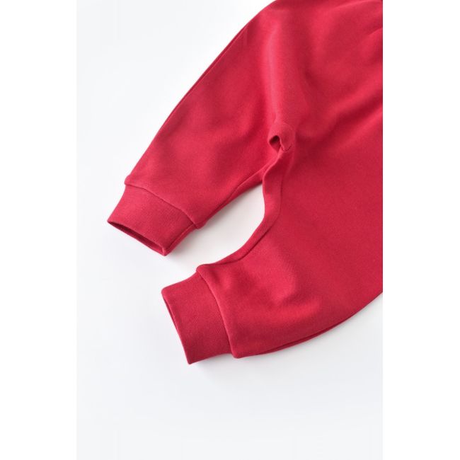 Pantaloni Bebe Unisex din bumbac organic Rosu (Marime: 3-6 Luni) JEMBC-CSY5616-3