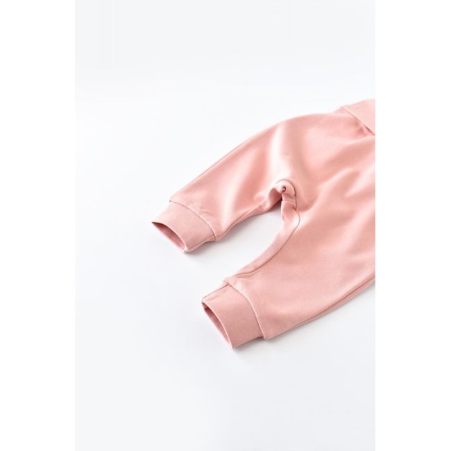 Pantaloni Bebe Unisex din bumbac organic Roz pudra (Marime: 18-24 Luni) JEMBC-CSY5619-9