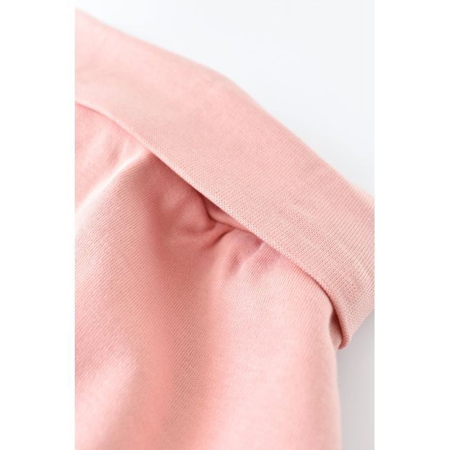 Pantaloni Bebe Unisex din bumbac organic Roz pudra (Marime: 18-24 Luni) JEMBC-CSY5619-9