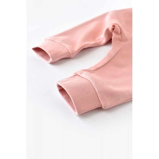 Pantaloni Bebe Unisex din bumbac organic Roz pudra (Marime: 9-12 luni) JEMBC-CSY5619-18