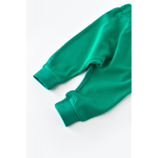 Pantaloni Bebe Unisex din bumbac organic Verde (Marime: 18-24 Luni) JEMBC-CSY5621-9