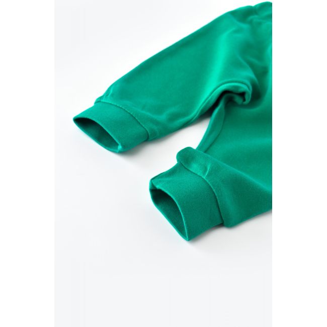 Pantaloni Bebe Unisex din bumbac organic Verde (Marime: 3-6 Luni) JEMBC-CSY5621-3