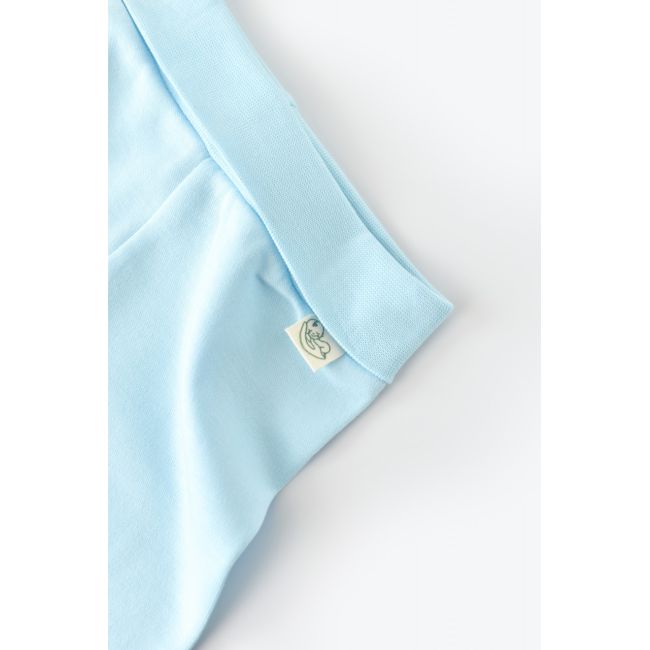 Pantaloni cu Botosei - Bumbac organic Bleu (Marime: 3-6 Luni) JEMBC-CSY5615-3