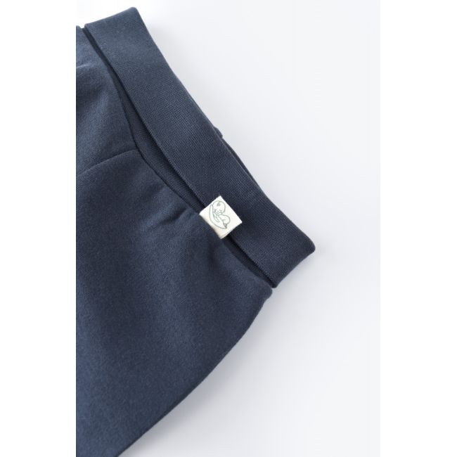 Pantaloni cu Botosei - Bumbac organic Bleumarin (Marime: 6-9 luni) JEMBC-CSY5611-6
