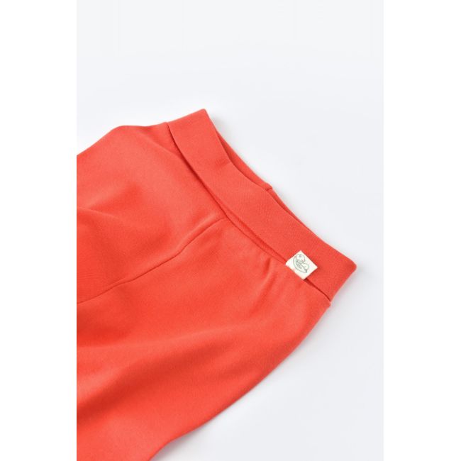 Pantaloni cu Botosei - Bumbac organic Caramiziu (Marime: 6-9 luni) JEMBC-CSY5613-6