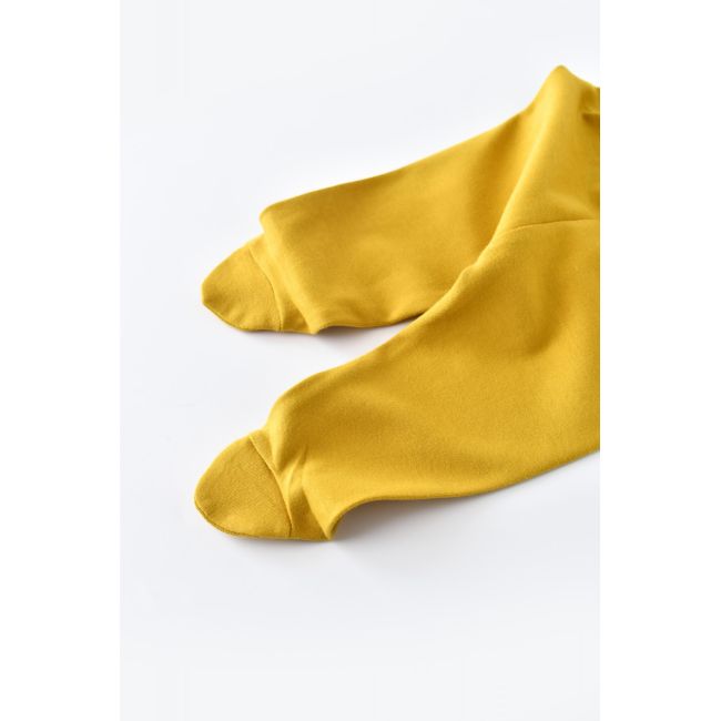 Pantaloni cu Botosei - Bumbac organic Galben (Marime: 3-6 Luni) JEMBC-CSY5607-3