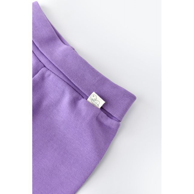 Pantaloni cu Botosei - Bumbac organic Mov (Marime: 6-9 luni) JEMBC-CSY5609-6