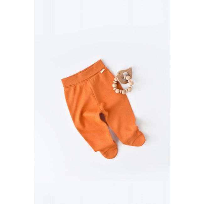 Pantaloni cu Botosei - Bumbac organic Portocaliu (Marime: 0-3 Luni) JEMBC-CSY5606-0