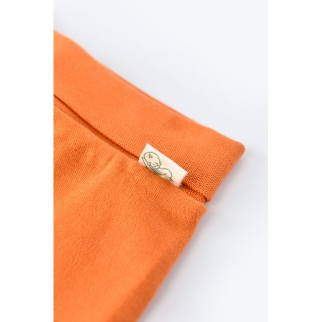 Pantaloni cu Botosei - Bumbac organic Portocaliu (Marime: 3-6 Luni) JEMBC-CSY5606-3