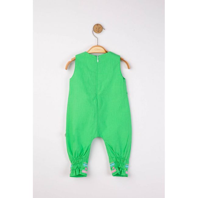 Salopeta de vara pentru bebelusi Ciucurasi, Tongs baby (Culoare: Albastru, Marime: 3-6 Luni) JEMtgs_4272_2