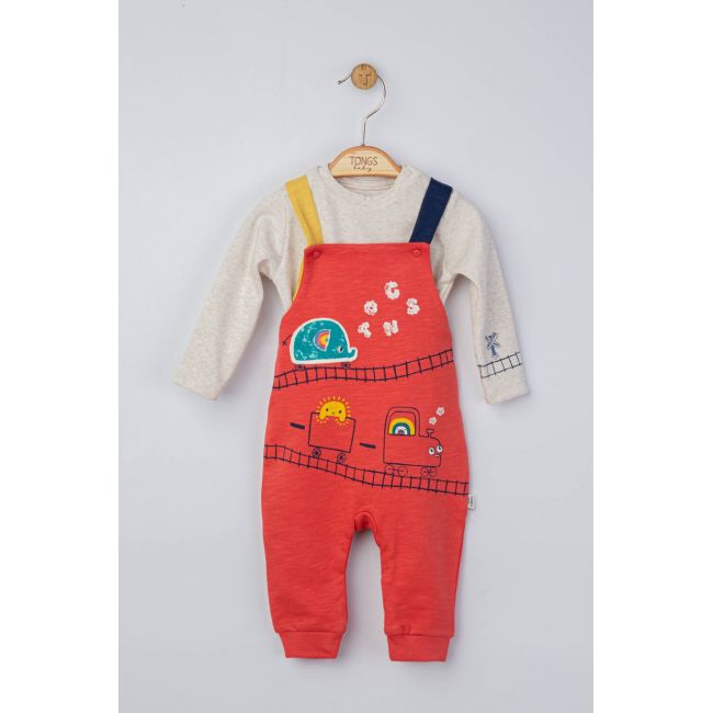 Set de 2 piese de trening Choo Choo pentru bebelusi, Tongs baby (Culoare: Rosu, Marime: 18-24 Luni) JEMtgs_4073_6
