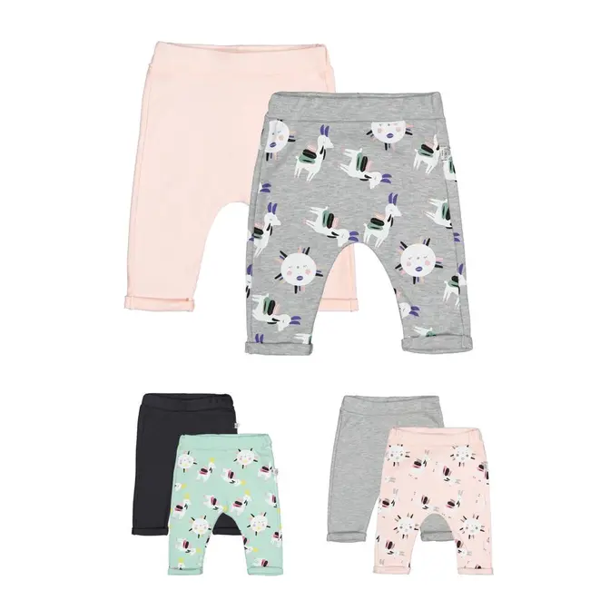 Set de 2 perechi de pantaloni Lame pentru bebelusi, Tongs baby (Culoare: Verde, Marime: 6-9 luni) JEMtgs_3148_3