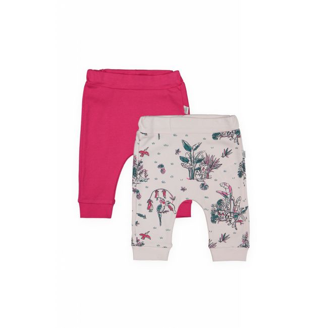 Set de 2 perechi de pantaloni Savana pentru bebelusi, Tongs baby (Culoare: Albastru, Marime: 6-9 luni) JEMtgs_3186_3
