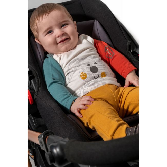 Compleu 2 piese Dogs pentru baietei, Tongs baby (Culoare: Albastru, Marime: 6-9 luni) JEMtgs_2904_3