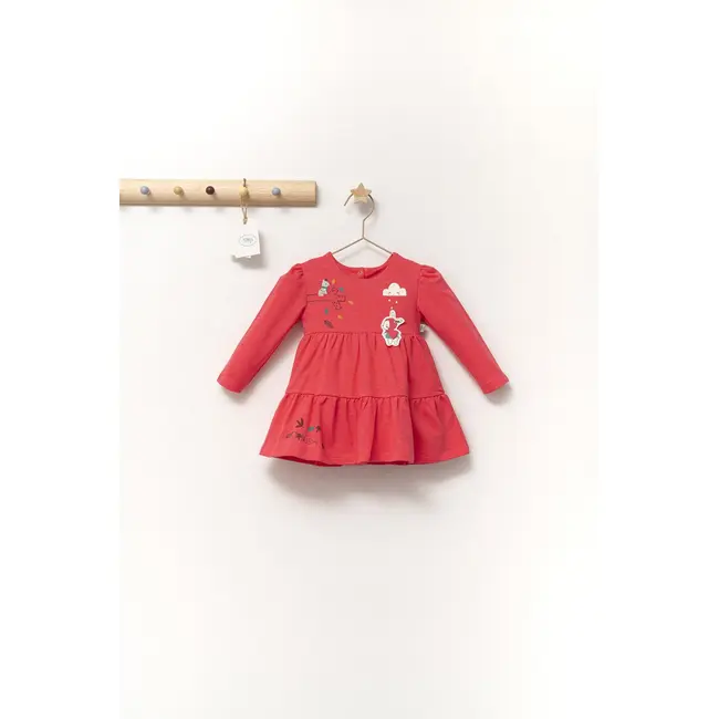 Rochita Scufita rosie pentru fetite, Tongs baby (Culoare: Roz, Marime: 12-18 Luni) JEMtgs_4367_1
