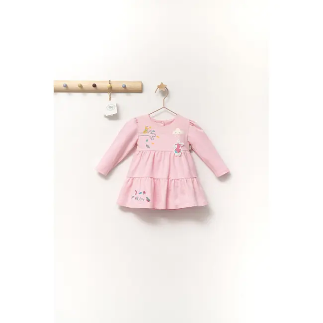 Rochita Scufita rosie pentru fetite, Tongs baby (Culoare: Roz, Marime: 12-18 Luni) JEMtgs_4367_1